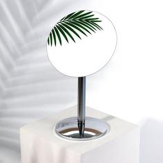 Зеркало настольное, d зеркальной поверхности 13,5 см, цвет серебристый Queen Fair