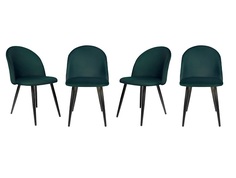 Комплект стульев Ridberg ЛОРИ Velour 4 шт. Green