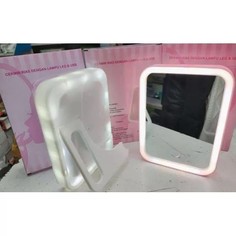 Зеркало для макияжа с подсветкой Cermin Rias Dengan Lampu LED and USB No Brand