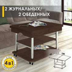 Журнальный стол-трансформер Venerdi Рим 10.1 Венге Da Vita Мебель