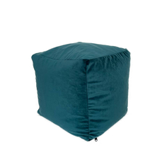 Кресло-мешок Пуфик кубик Kreslo-Puff Holland 56 Изумрудный Бархат