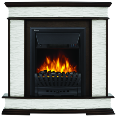 Электрокамин Electrolux Scala Classic скал. Белый/белый дуб с очагом Classic EFP/P-1020LS