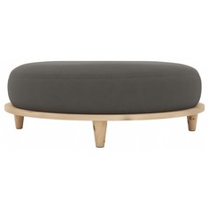 Пуф ARSKO Сканди 4, натуральный/серый stone