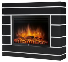 Электрокамин Electrolux Moderno 30 (черный дуб) с очагом 33 дюйма (EFP/P - 3320RLS)