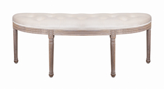 дизайнерская банкетка Onora Velvet Beige Mak Interior
