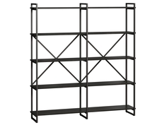 Стеллаж Мальборк 160 Венге лофт Loftyhome