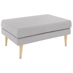 Пуф ARSKO Корс 1, натуральный/светло-серый smoke