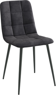 Стул ВоБаза Милан Темно-серый/Черный