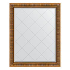 Зеркало с гравировкой в раме 98x123см Evoform BY 4369 бронзовый акведук