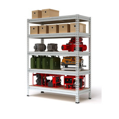 Стеллаж металлический P_МС-Т 15515-2.5 с 5-ю полками 1550х535х2500 Titan