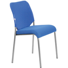 Стул UN_Amigo silver/ткань синяя W13/сетка синяТ03 No Brand