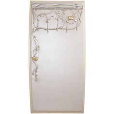 Вешалка настенная Терра (без зеркала) Айвори мраморное золото No Brand