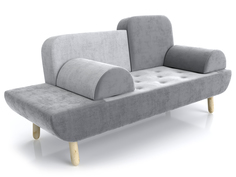 Диван Arsko Леда, серый вельвет