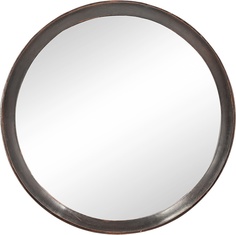 Зеркало из дерева манго 50х50х3см Glasar 85820-BROW ГЛАСАР