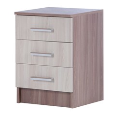 Тумба прикроватная ТП-1 400х380х560 Ясень шимо светлый/темный No Brand