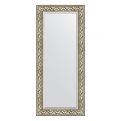 Зеркало в раме 70x160см Evoform BY 3580 барокко серебро
