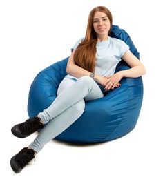 Кресло-груша Kreslo-Puff SUPER OXFORD 75 Голубой