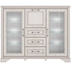 Тумба Black Red White Стилиус B169-KOM2W1B3S с подсветкой