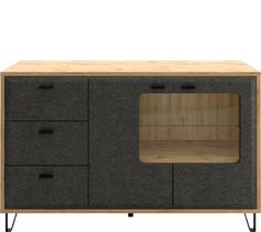 Тумба Black Red White Грейс KOM2W3S с подсветкой