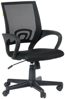 Кресло VT_EChair-304 (LT) TC Net ткань черн/сетка черн, пластик No Brand