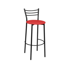 Барный стул Авимет красный/черный 269, черный/красный