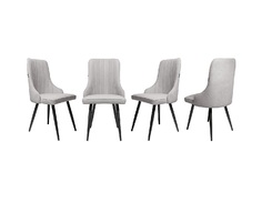 Комплект стульев Ridberg ЛОНДОН Wool 4 шт. (Grey)