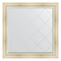 Зеркало с гравировкой в раме 109x109см Evoform BY 4461 травленое серебро