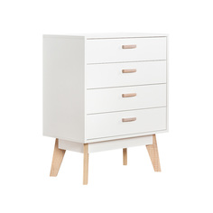 Комод на ножках Принцесса Мелания 2115 Радиорама, белый, 87х68х40 см