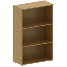 Стеллаж MON_Канц открытый низкий ШК39.9 орех No Brand