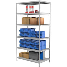 Стеллаж металлический MS Strong 200/100x50/6 полок Практик