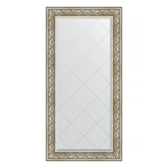 Зеркало с гравировкой в раме 80x163см Evoform BY 4295 барокко серебро