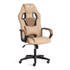 Кресло TetChair DRIVER (22) кож/зам/ткань, бежевый/бронза, 36-34/TW-21