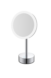 Зеркало настольное косметическое с увеличением 5х Savol JAVA S-M551 хром