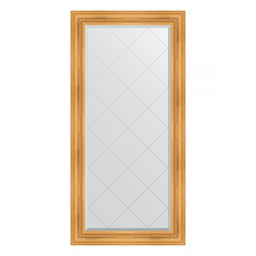 Зеркало с гравировкой в раме 79x162см Evoform BY 4288 травленое золото