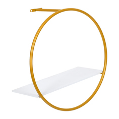 Подвесная полка, QWERTY,Орбита, 35*15*35 см, золото