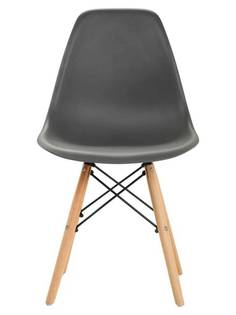 Стул LEON GROUP для кухни в стиле EAMES DSW, темно-серый, 1 шт