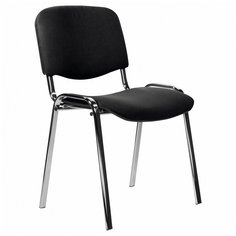 Стул NoBrand Iso Lite 532565, черный/хром