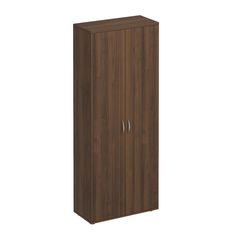 Шкаф для документов закрытый 80*38*200, орех французский Юнитекс