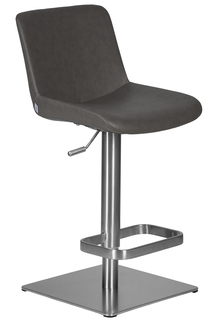 Барный стул Империя стульев ALDO LMO-A94D grey (PU YP4), хром/серый