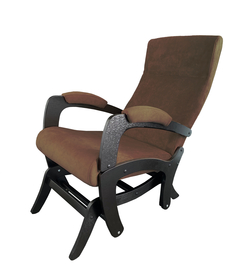 Кресло-качалка KONAR маятник мягкая мебель коричневое