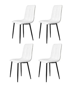 Комплект стульев для кухни из 4-х штук, Ла Рум, OKC - 1225 белый La Room