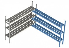 Стеллаж модульный угловой дополнительный POLAIR LOAD.ME POLY 18AL.3PP40.15C