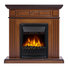 Электрокамин с очагом 2D Electrolux Bianco Classic Орех с очагом Classic EFP/P - 1020LS