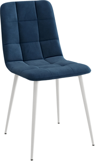 Стул ВоБаза Милан Синий/Белый