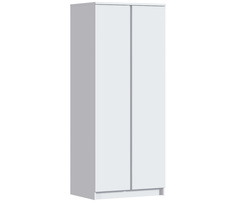 Шкаф СТОЛПЛИТ, Кито СБ-2309, с 1 полкой и штангой, белый, 82*200*57 см