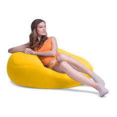 Кресло-мешок нового формата aLounge - Space Pod - Yellow Shine (желтое)