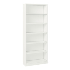 Стеллаж Polini Home Smart Вертикальный, 6 секций, 80x28x202 см, белый