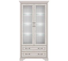 Шкаф Black Red White Стилиус B169-REG2W2S с подсветкой