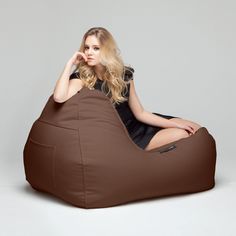 Лаунж кресло для отдыха aLounge - Tivoli Lounger - Brown Bear (замша, коричневый)