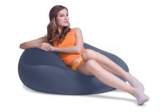 Кресло-мешок нового формата aLounge - Space Pod - Stone Grey (темно-серый)